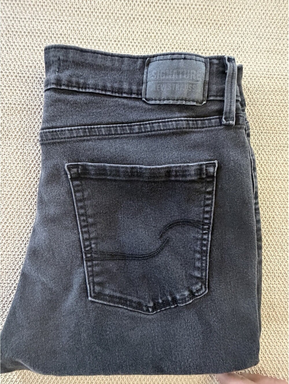 Levi Strauss Signature Mid Rise Skinny Jeans Women's Black
